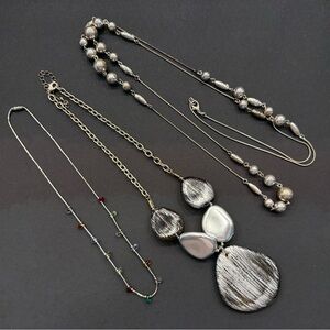 Silver Necklace Set- Three Distinctive Styles
